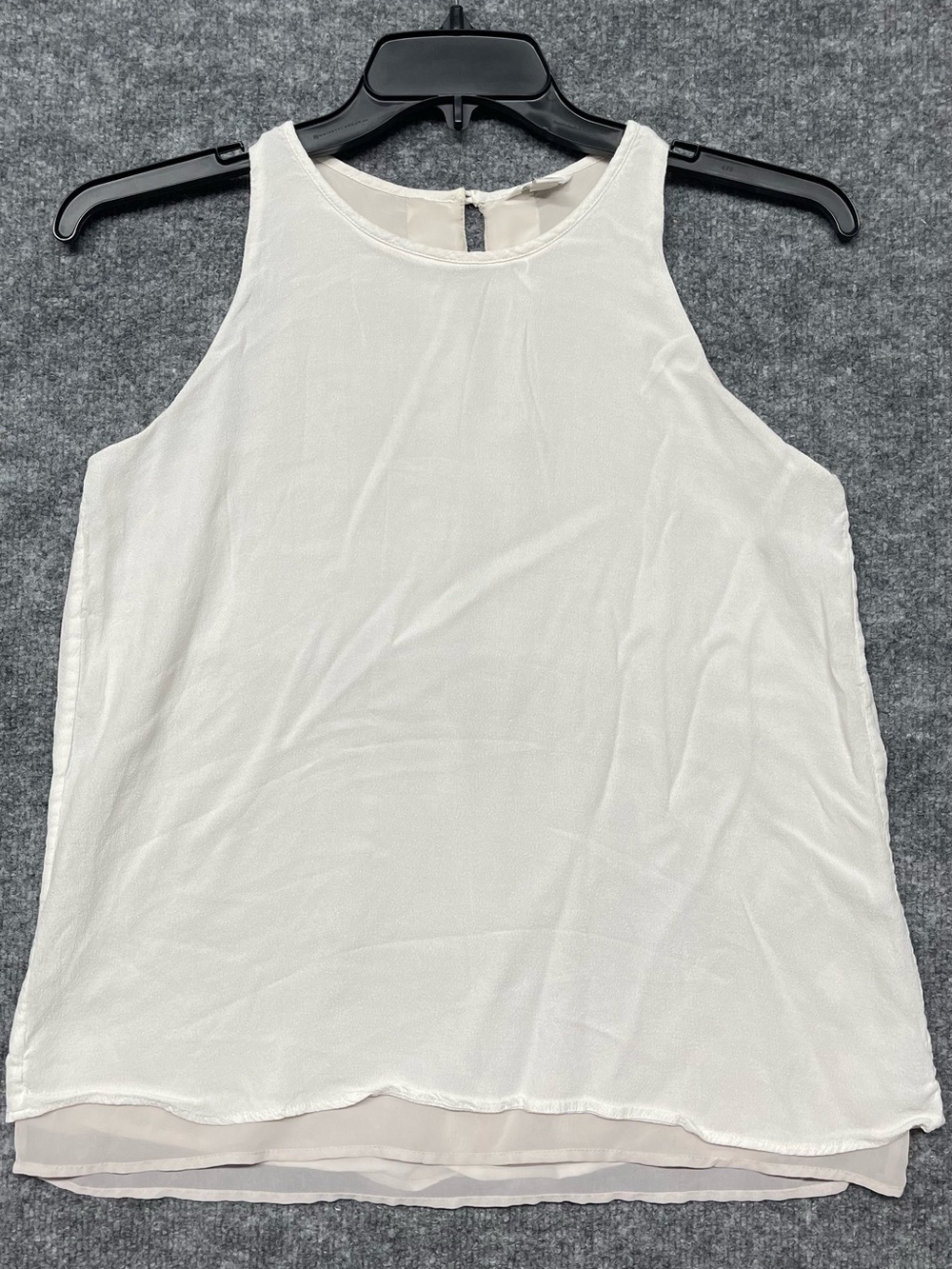 Calvin Klein Classic White Sleeveless Women's Top Size S